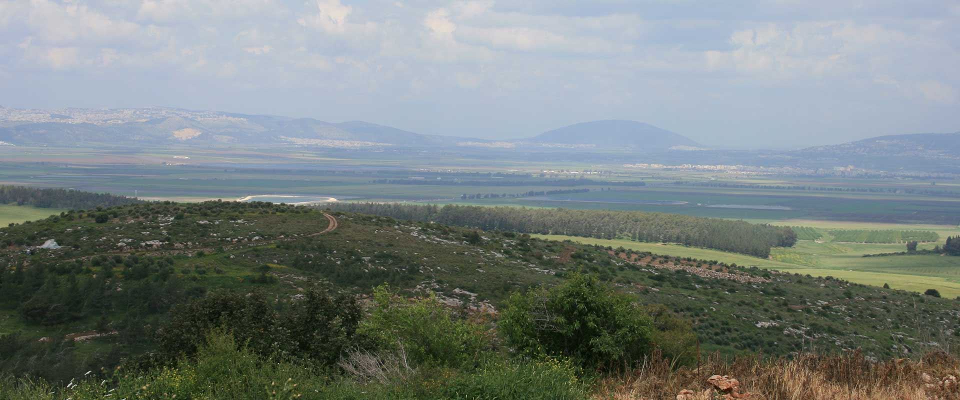 תצפית מעפולה להר התבור